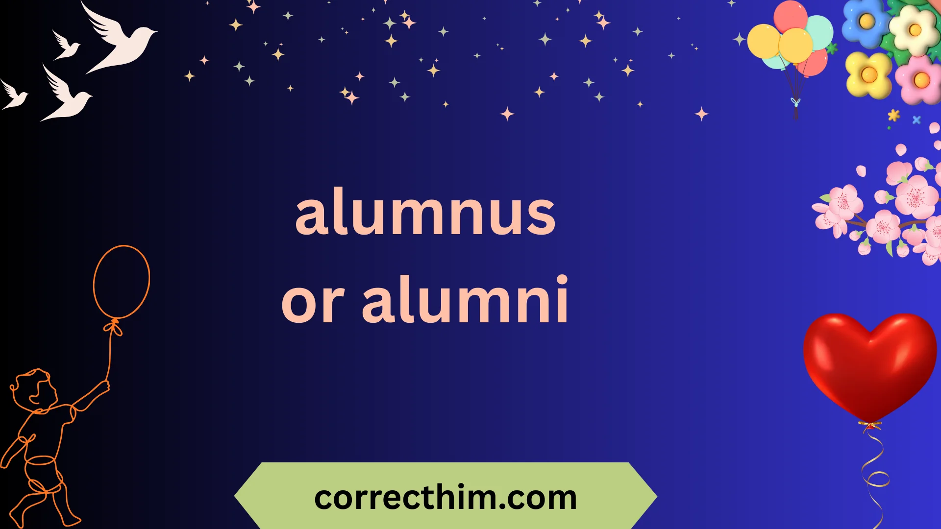 alumnus or alumni