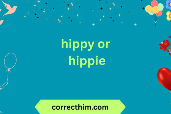hippy or hippie