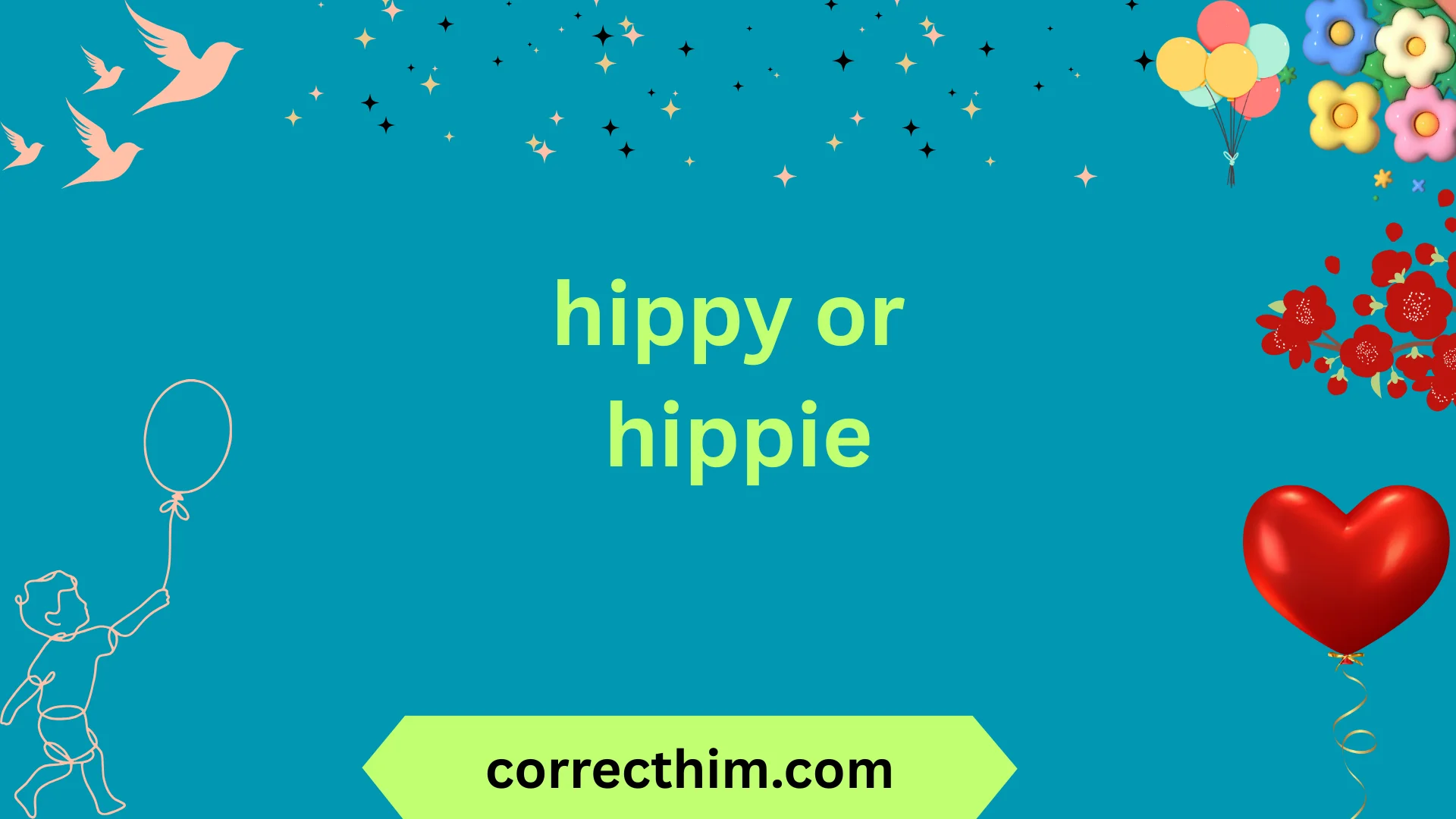 hippy or hippie