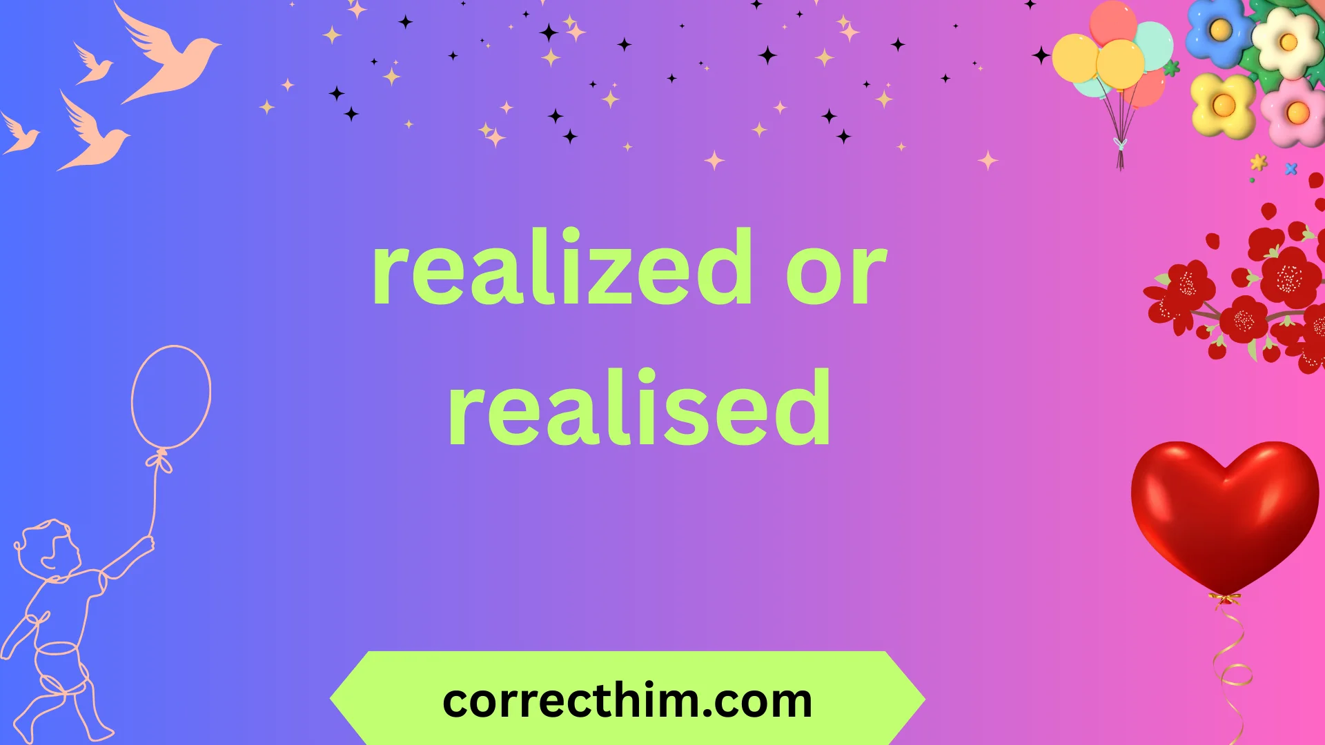 realized or realised