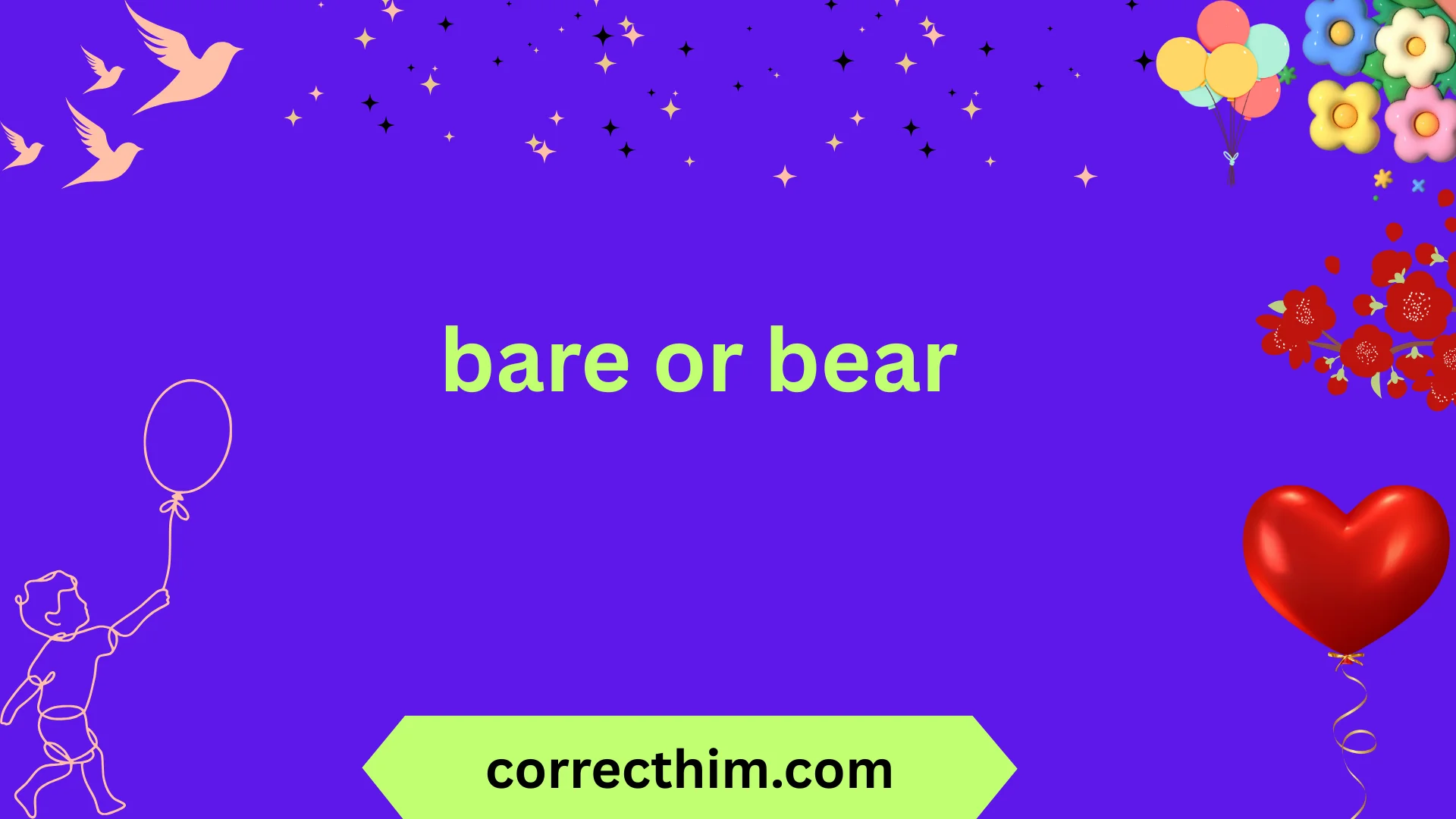 bare or bear