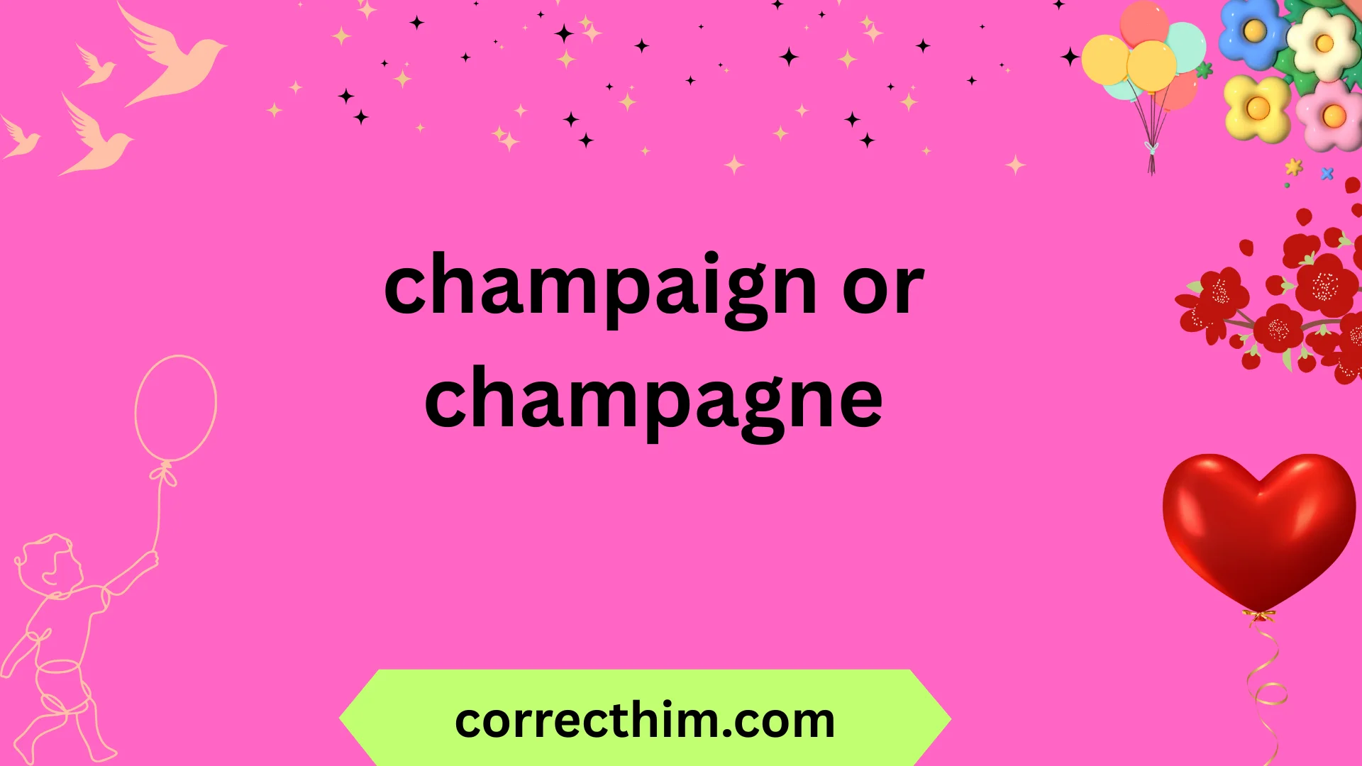 champaign or champagne