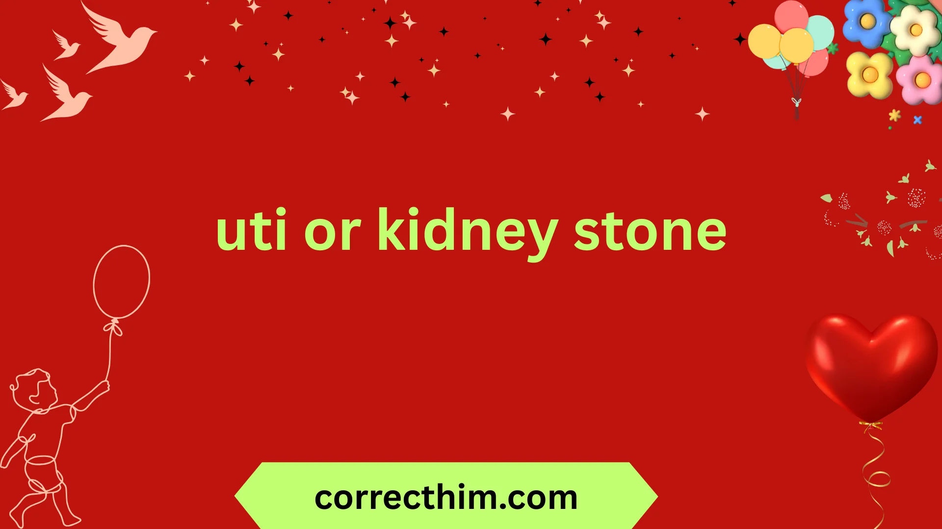 uti or kidney stone