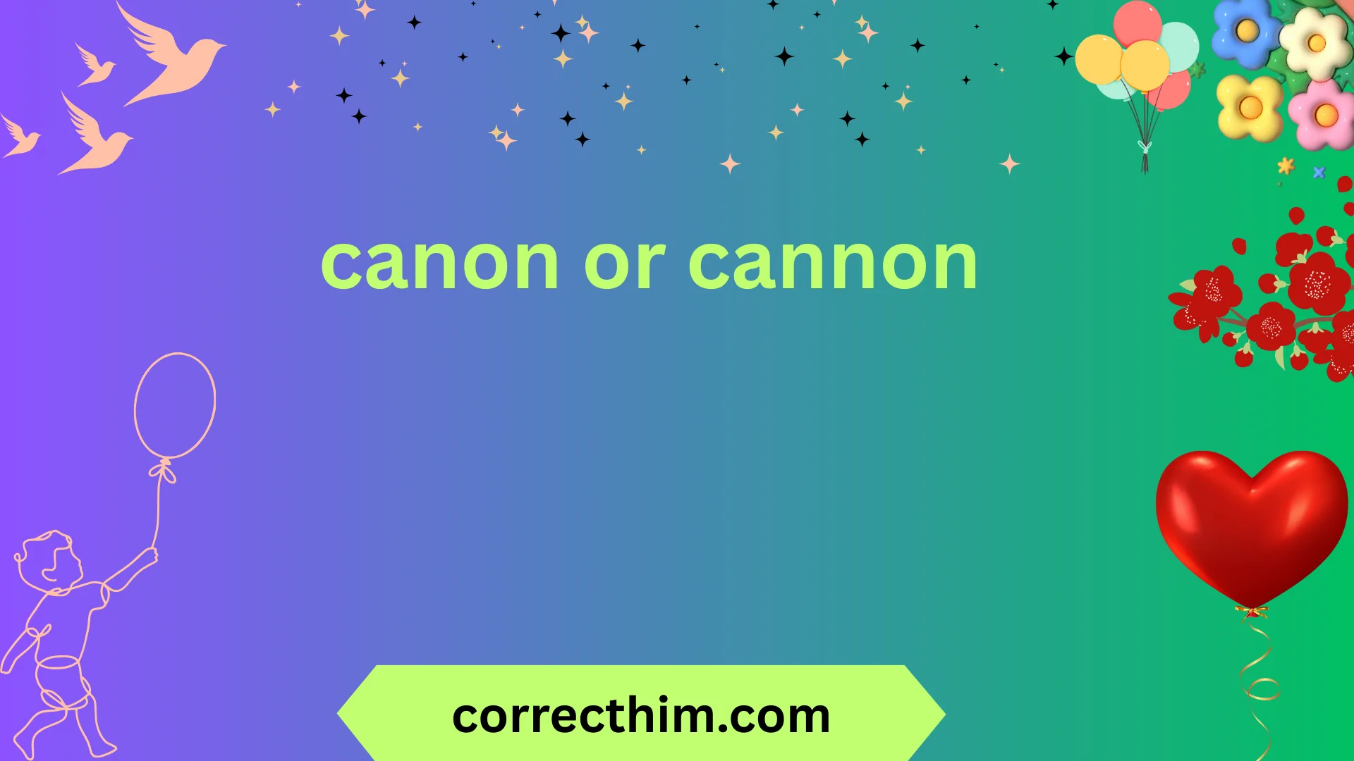 canon or cannon