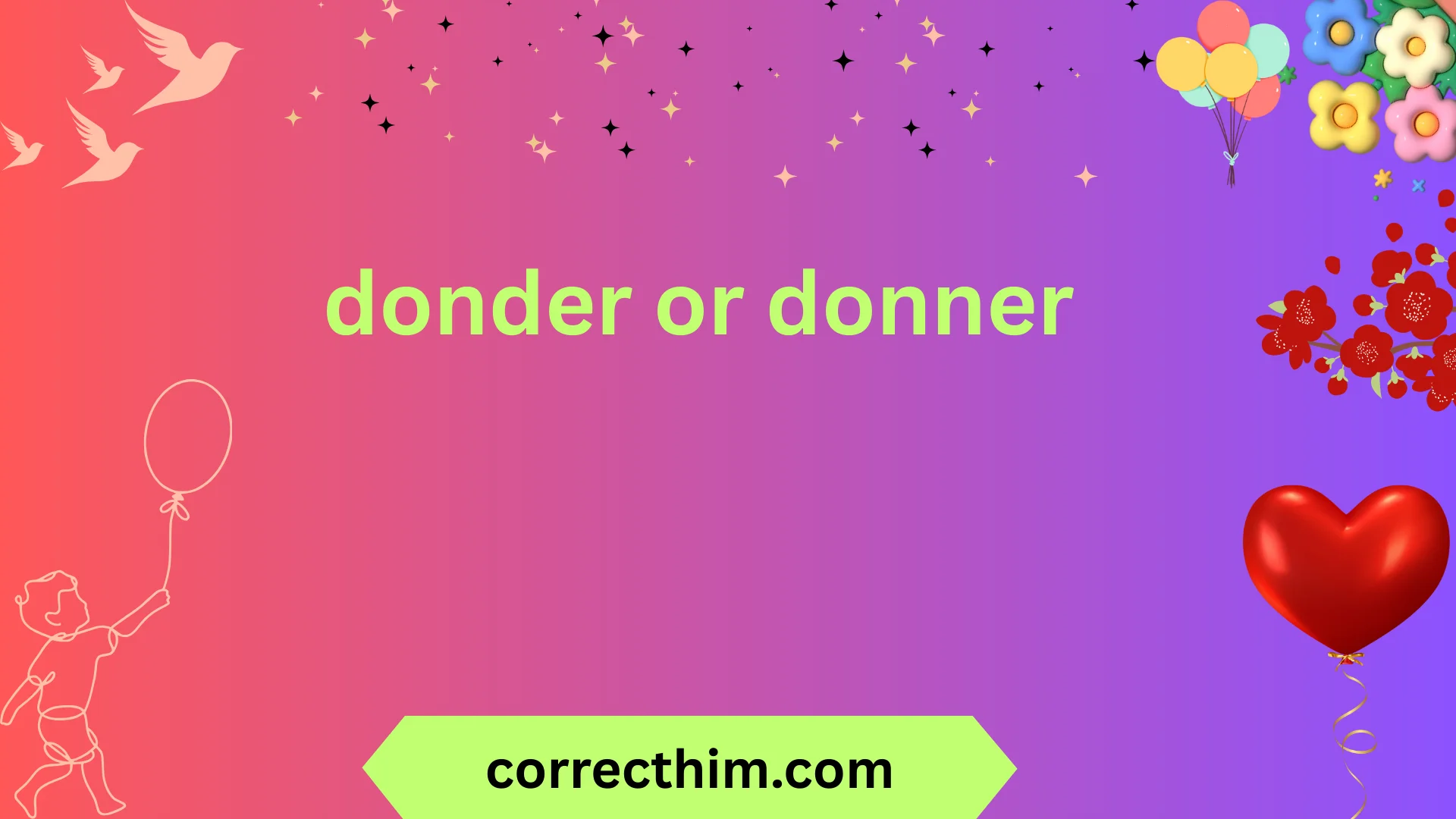 donder or donner