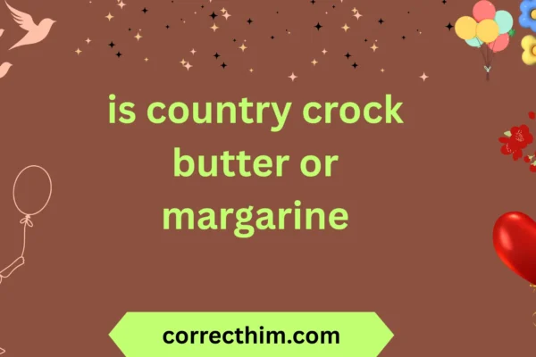 is country crock butter or margarine