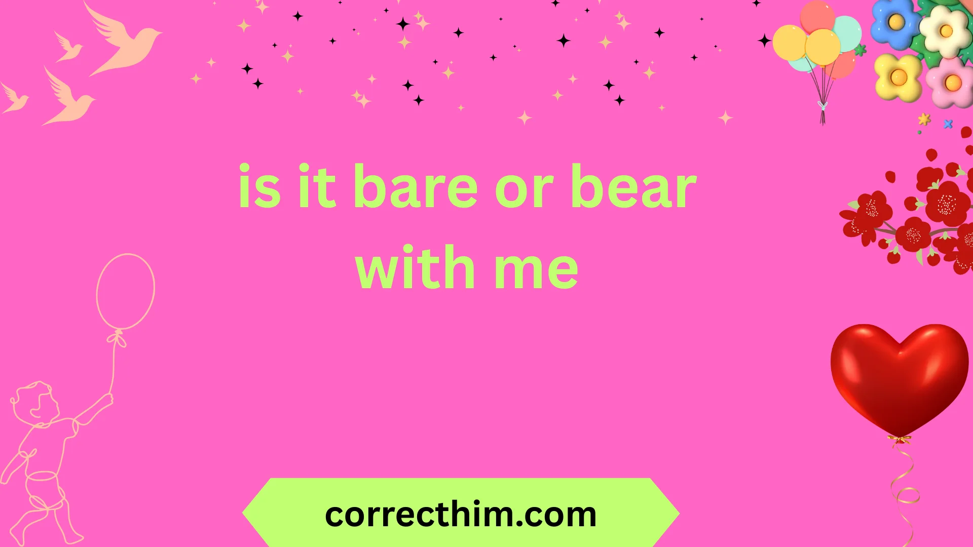 is it bare or bear with me
