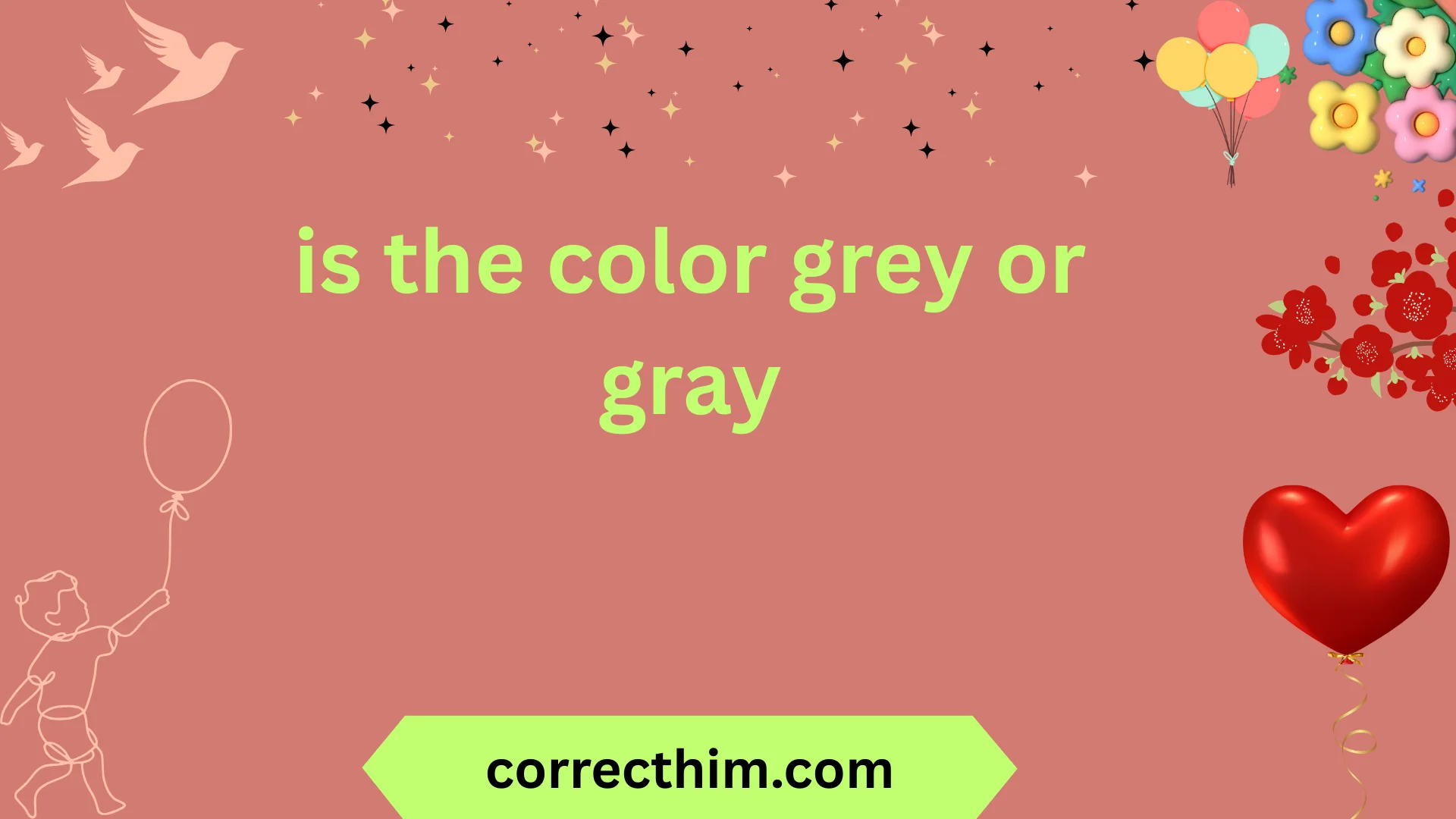 is the color grey or gray