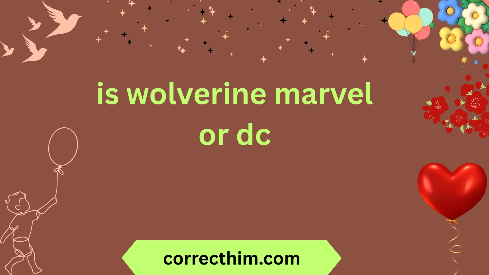 is wolverine marvel or dc